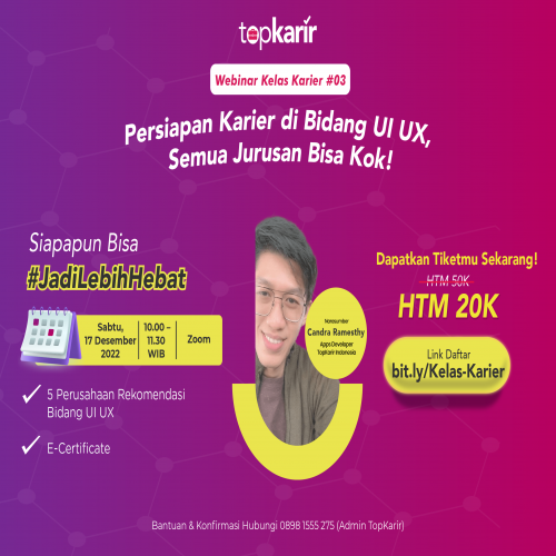 Persiapan Karier di Bidang UI UX, Semua Jurusan Bisa Kok!  | TopKarir.com